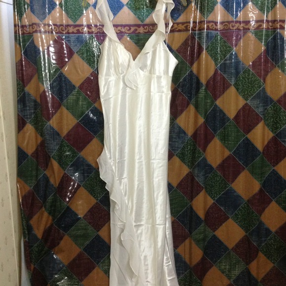 White Bridal Gown Lingerie med.