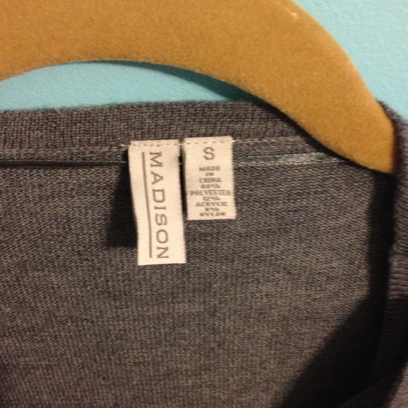 Grey Frilly Cardigan - Picture 2 of 2