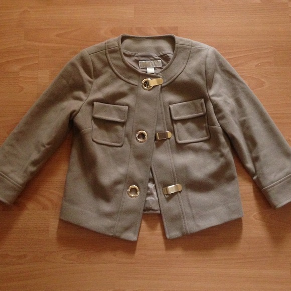 Michael Kors Cropped Blazer Camel XS