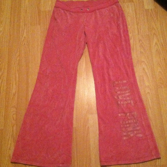 VS pink Terri material sweats