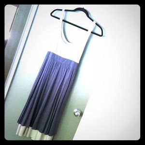 NWT sweet grey & steel blue dress