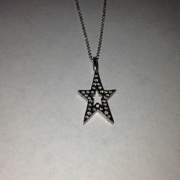 Diamond Star Necklace by designer Dean Fredrick - Picture 1 of 3