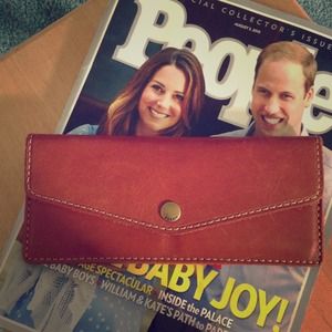 Authentic Fossil real leather wallet/clutch