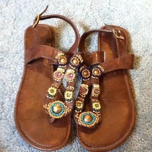 Brown sandals