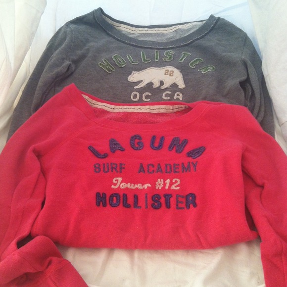 2 Size small Hollister brand sweaters!
