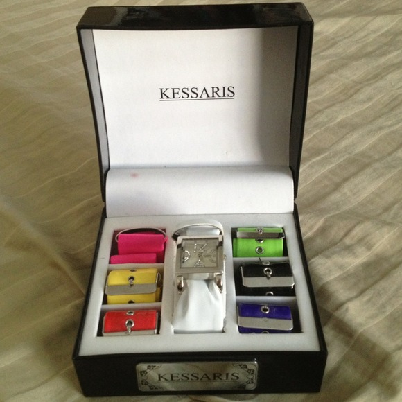 ladies watch with interchangeable straps
