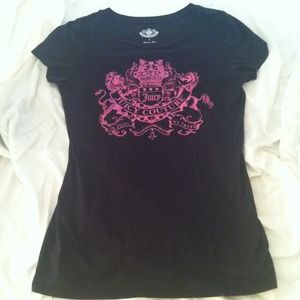 Size large black and pink Juicy Couture tshirt!