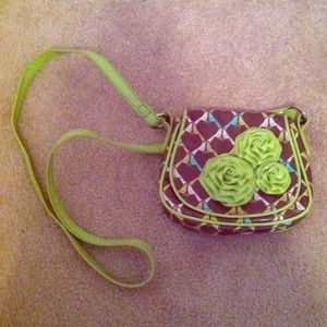 Vera Bradley frill cross body purse