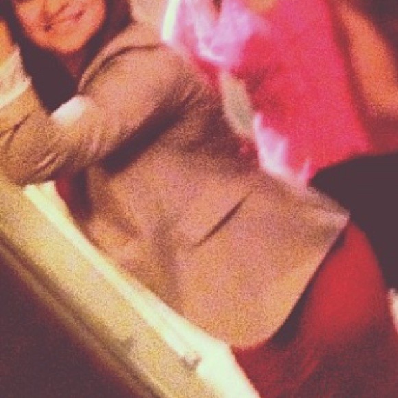 ⛔Sold 🎉Host pick!Khaki blazer + Scarf set. - Picture 2 of 4