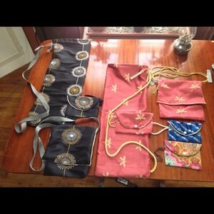 handmade yoga mat bags, purses, & wristlet wallets