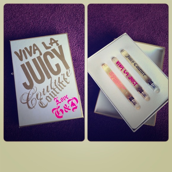 Juicy couture fragrance pen set of three.