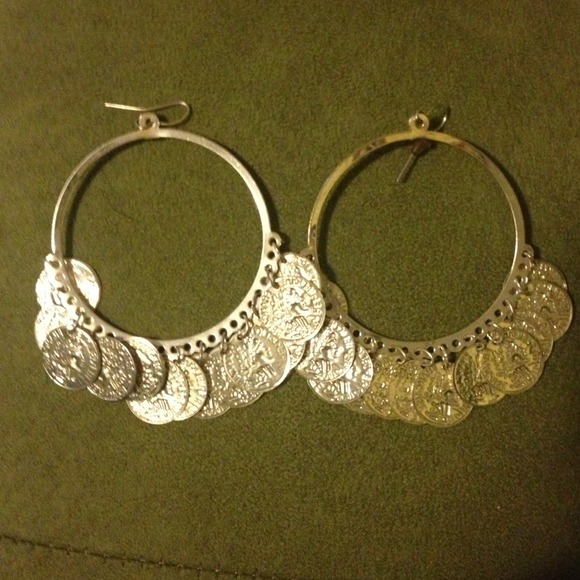 Silver earrings