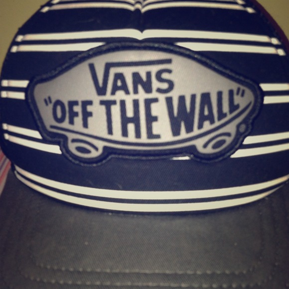 Vans Grey&Black Striped Snapback Hat