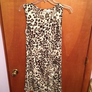Animal print dress