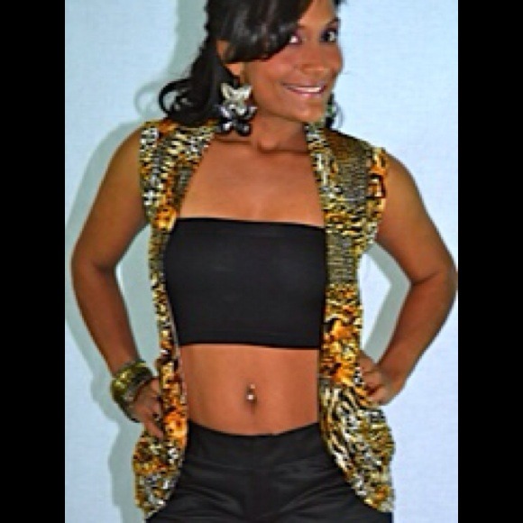 Animal print top - Picture 1 of 3
