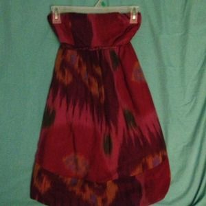 American eagle strapless dress