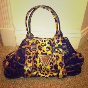 Authentic Guess Leopard Bag ***RESERVED***