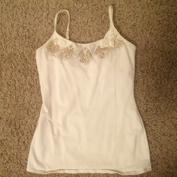 Express cami with gold sequins
