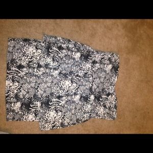 Black and white dress