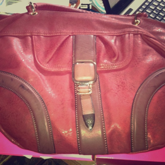 Shoe dazzle red handbag brand new