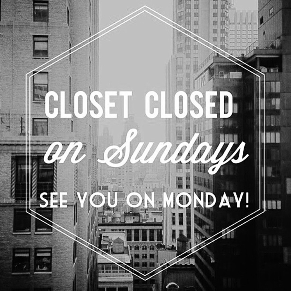 🌟Closed Sunday🌟