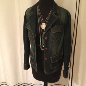 Vintage Jean denim jacket fits small and medium