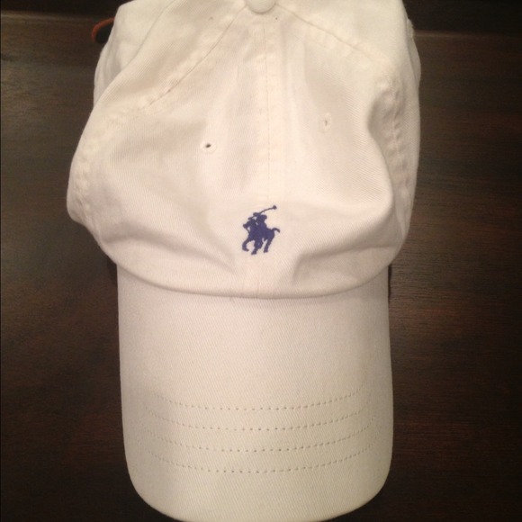 ❌SOLD❌White Polo Hat