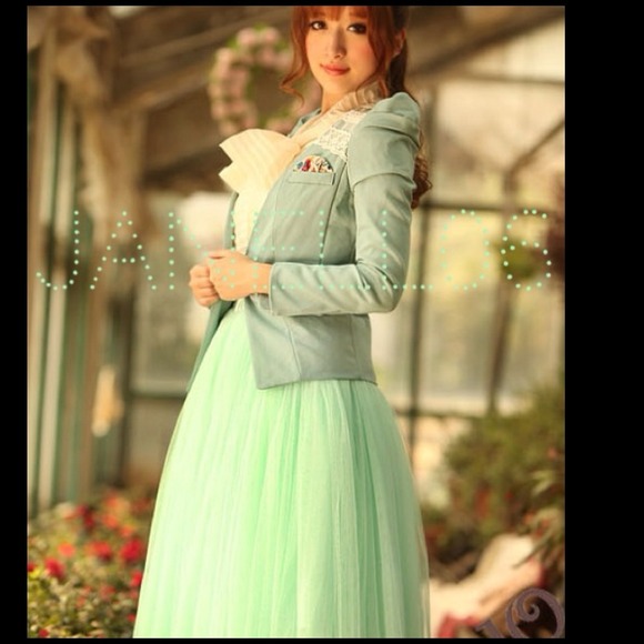 🔖SOLD IN BUNDLE🔖 5 Layer Voile Tulle Long Skirt - Picture 2 of 4