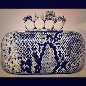 Snake skull clutch.  NWT