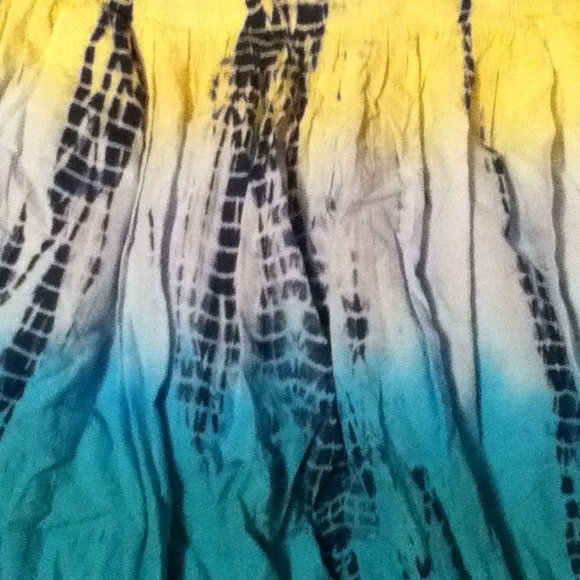 tie dye high waisted skirt - Picture 2 of 2