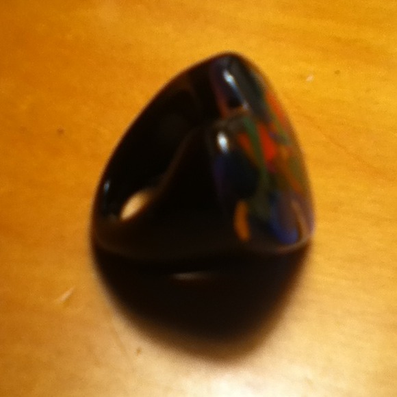 Colorful heart ring . - Picture 3 of 3