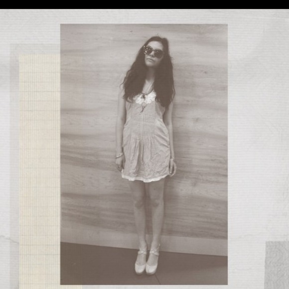 Sold Kimchi Blue Conductor Dress Sz.L CREAM - Picture 2 of 4