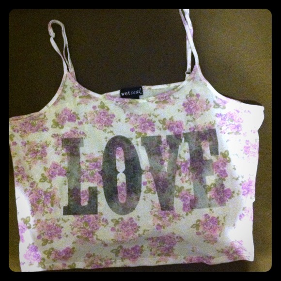🚫TRADED🚫Floral Crop Top