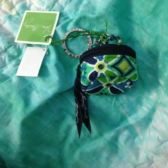 Vera Bradley Clutches & Wallets - Vera Bradley key chain and brandy backpack!