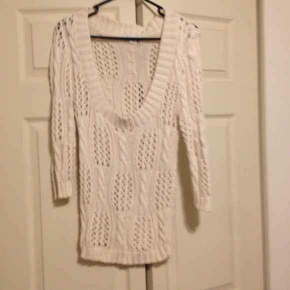 Cream crochet top