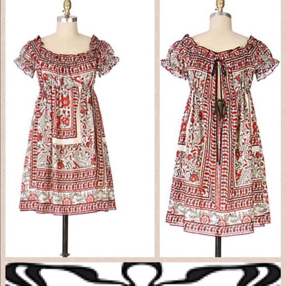 ANNA SUI Poppy Fields Dress🎉🎉HP🎉🎉 - Picture 2 of 4