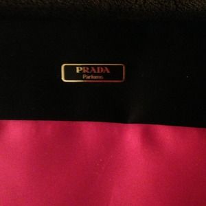 REDUCED. Prada make up bag with Prada Candy lotion