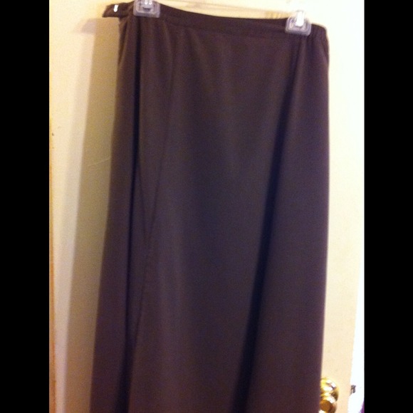 Long Chocolate Skirt