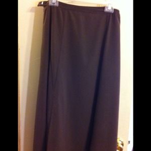 Long Chocolate Skirt