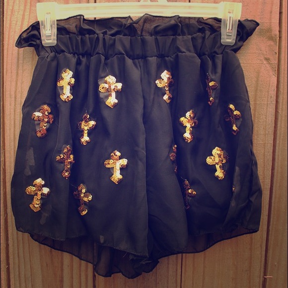 Other - Bundle Cross Sequin Shorts & leggings