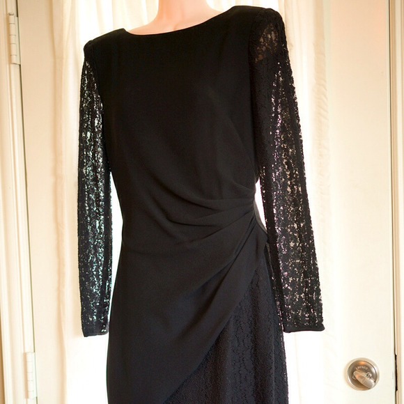 Black cocktail dress