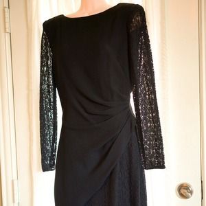 Black cocktail dress