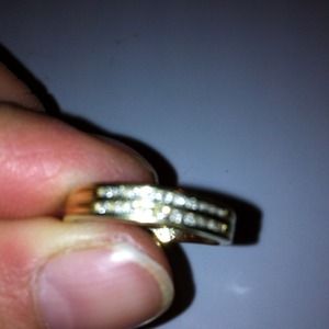 Gold and diamond ring FIRM ON PRICE