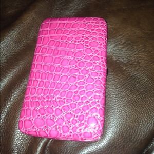 Pink clutch wallet!!