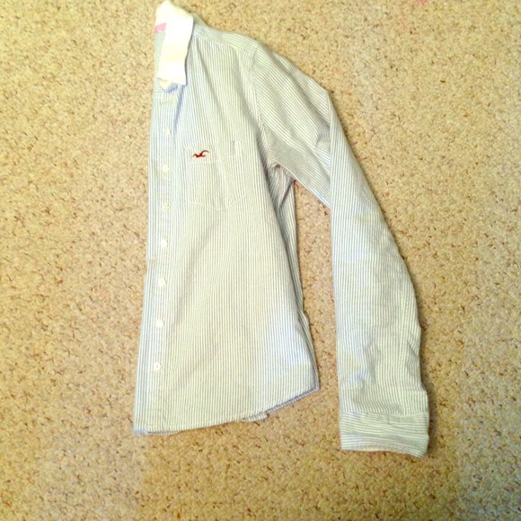 Pinstripe Hollister Knit Top.