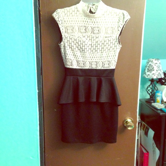 Lacey Peplum Dress.