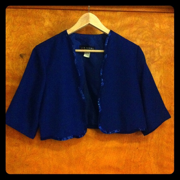 🔔RESERVED!!!!🔔Royal Blue  Cropped Mini Blazer