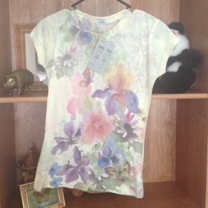 Watercolor Style Cache Shirt