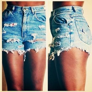 High waist shorts