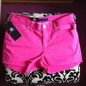 🆕Rock & Republic Denim Cut Off Sz 8 Pink Shorts